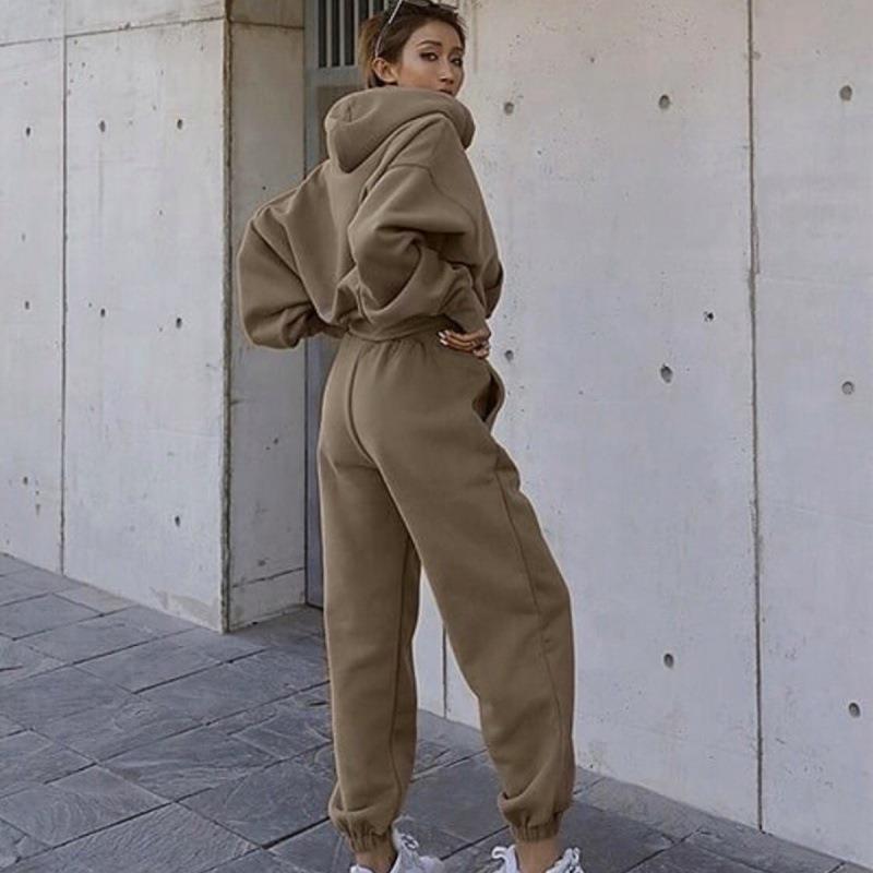 Women's Casual Hoodie Sports Suit