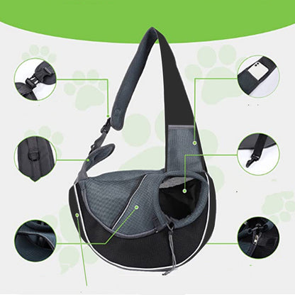 Portable Pet Carrier Crossbody Bag For Dogs Cats