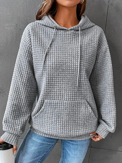 Women's Loose Solid Color Long-sleeved Sweater