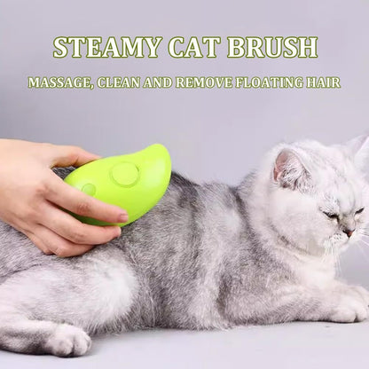 3 In 1 Cats/Dogs Steam Brush Electric Spray Comb