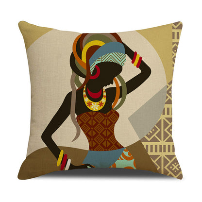 African Ethnic Sofa Decor Hug Pillowcase Cushion