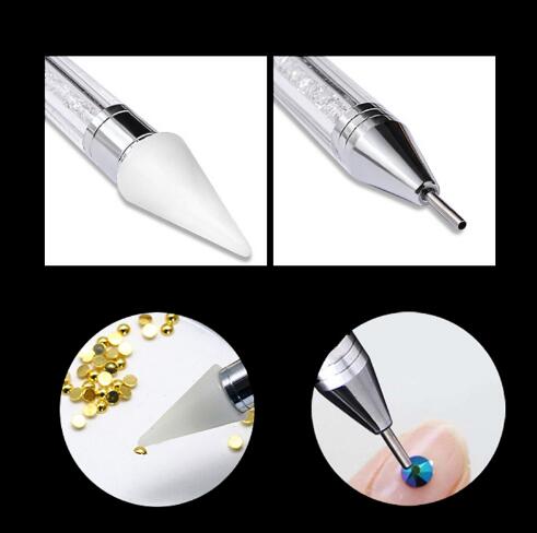 Dual-ended Nail Dotting Pen Rhinestone Studs Picker