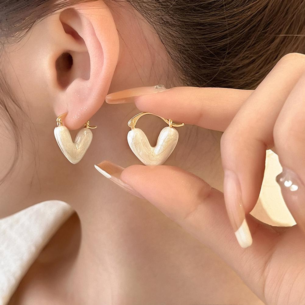 Ins Heart Love Earrings For Women