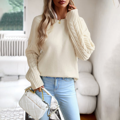 Women's Simple Round Neck Sweater