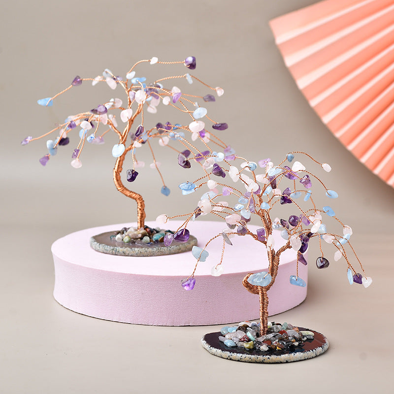 Crystal Rubble Tree Home and Office Decor