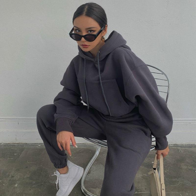 Women's Casual Hoodie Sports Suit