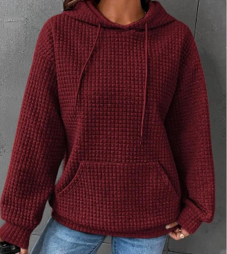 Women's Loose Solid Color Long-sleeved Sweater