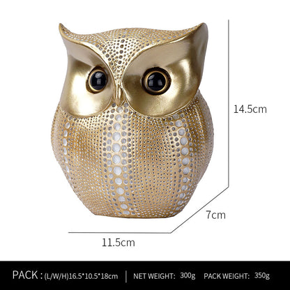 Owl Resin Craft Soft Decor