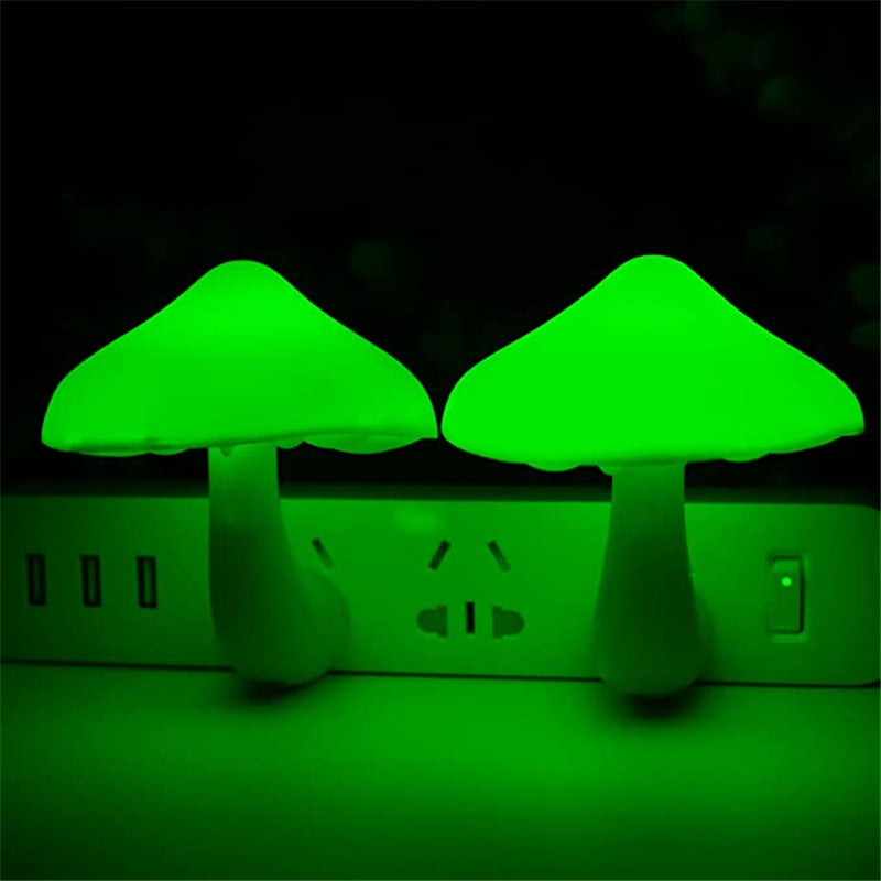 220V Sensor LED Mushroom Light Wall Socket Lamp