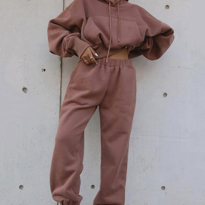 Women's Casual Hoodie Sports Suit