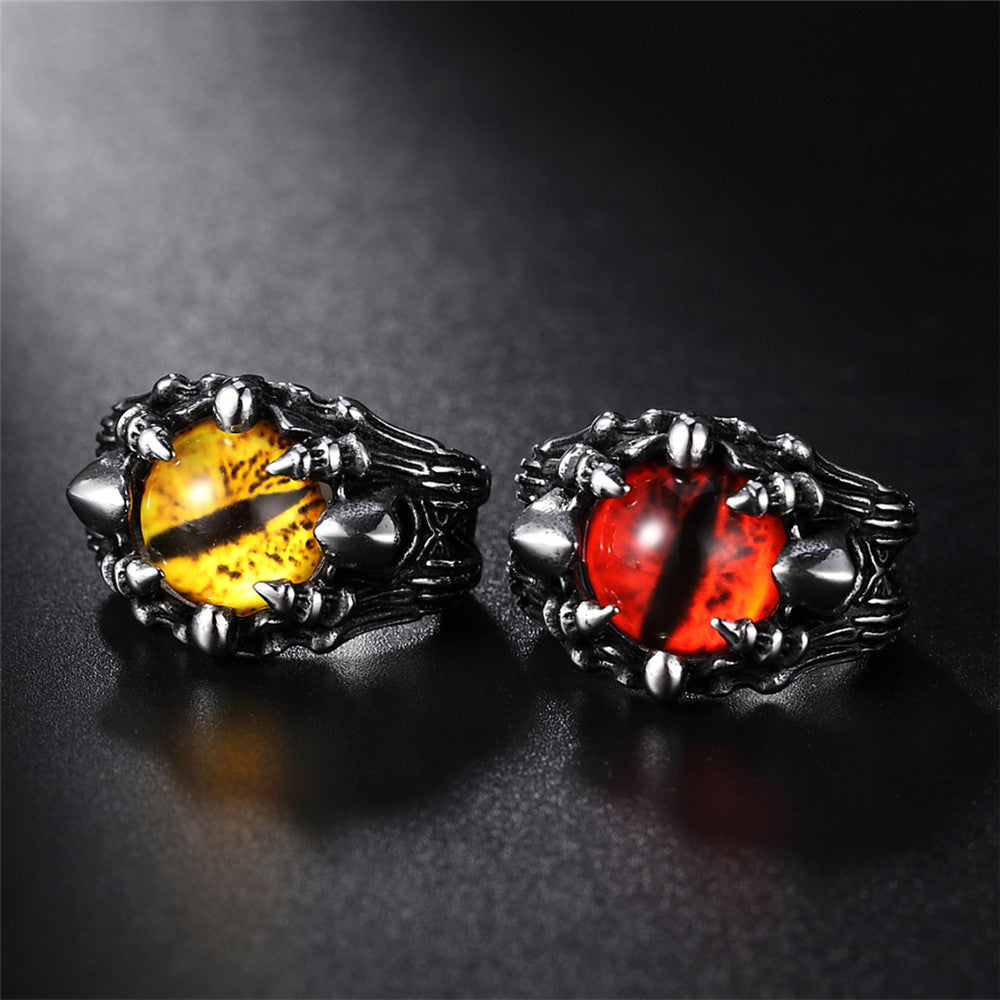 Creative Horror Evil Eye Rings For Men Women