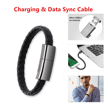 Bracelet USB Charging Cable For IPhone & Android