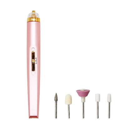 Manicure Pedicure Electric Nail Drill Polisher With LED