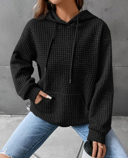 Women's Loose Solid Color Long-sleeved Sweater