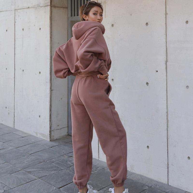 Women's Casual Hoodie Sports Suit