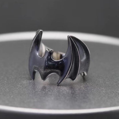 Retro Bat Adjustable Ring for Men and Women