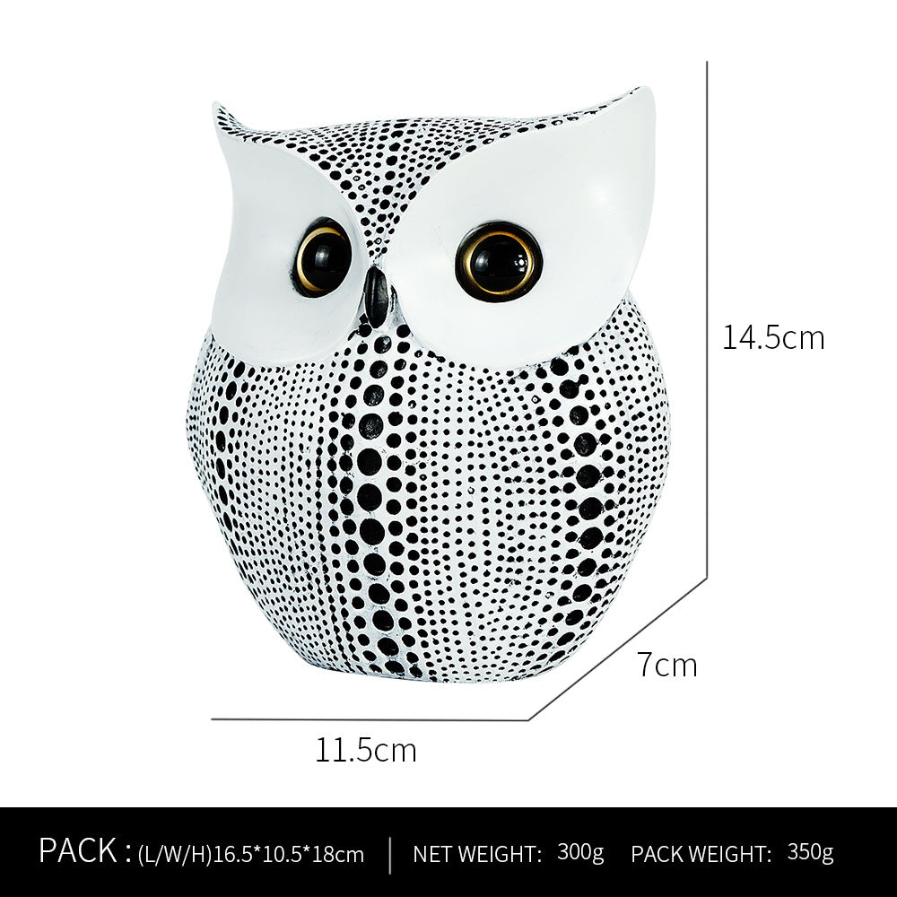 Owl Resin Craft Soft Decor