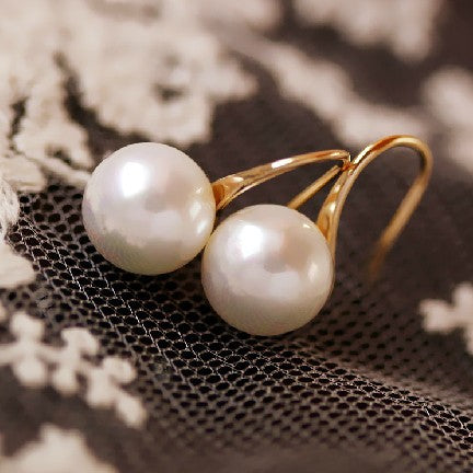 Simple Pearl Stud Earrings for Women