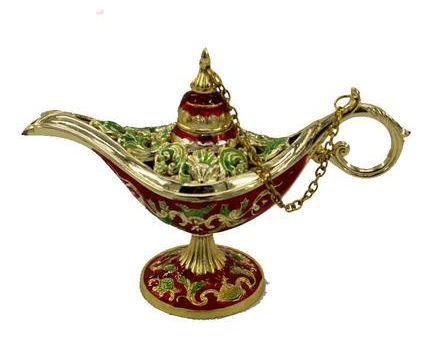 Unique Arabian Genie Oil Lamp Container