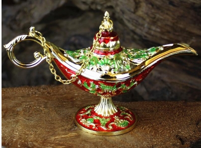 Unique Arabian Genie Oil Lamp Container