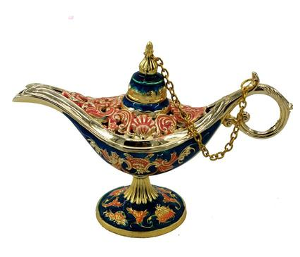 Unique Arabian Genie Oil Lamp Container